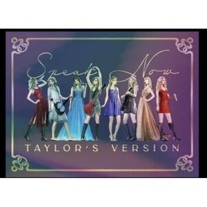 Taylor Swift Speak Now Taylor's Version Eras Holographic Lithograph 18x24 Poster